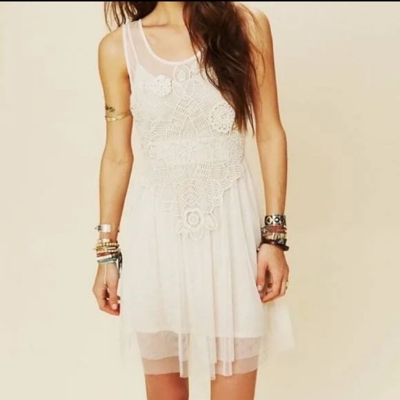 Free People Dresses & Skirts - NWT Free People Ivory Mini DRess